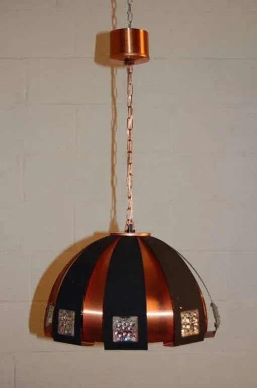 Werner Schou Mid-Century Modern "Moonscape" Dome Coronell Pendant Ceiling Fixture - 4