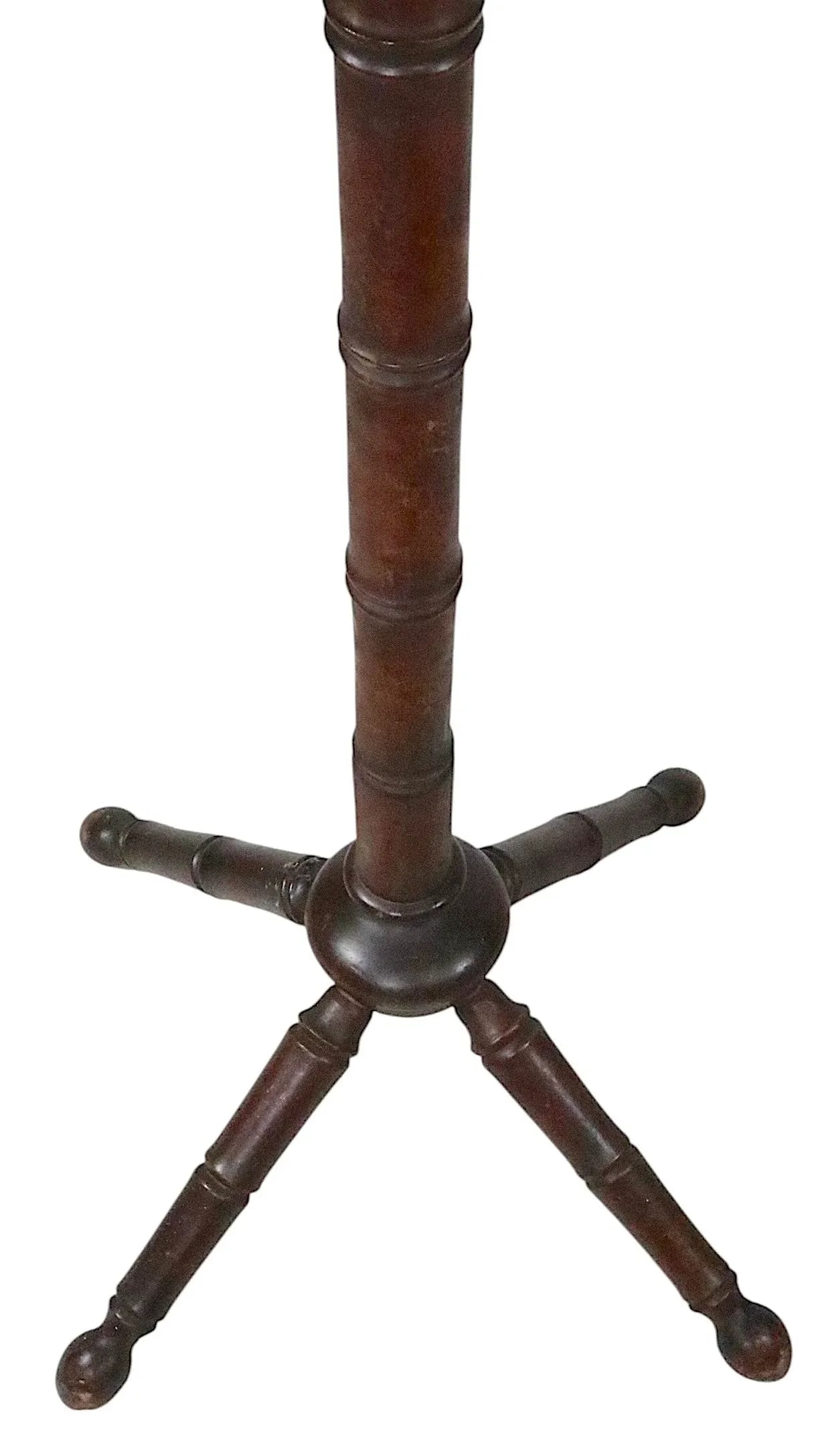 Turn of the Century Oak Victorian Arts and Crafts Coat Tree Rack Stand C. 1890/1920 - 6