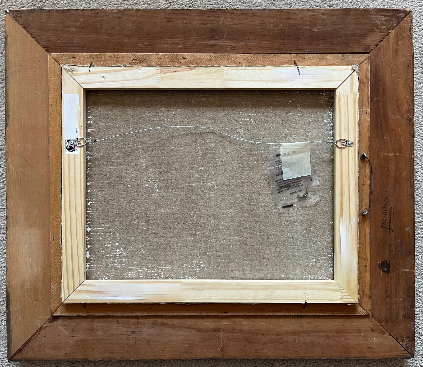 1980's Oil on Canvas Framed Landscape-Signed-Baranet - 3