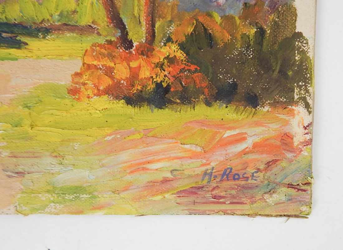 Mid 20th Century Impressionist Eucalyptus Tree Landscape Painting - 2