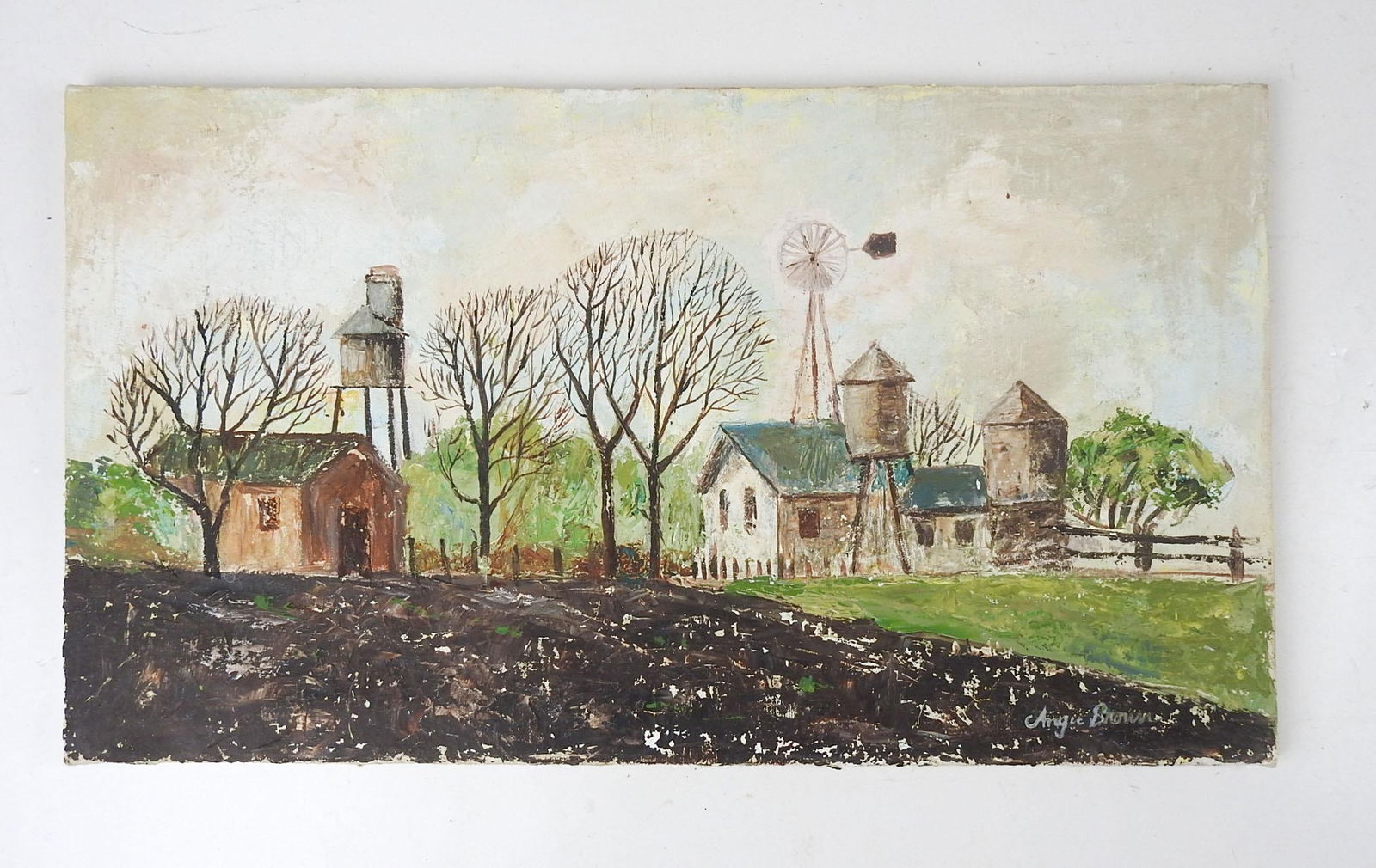 Vintage Rustic Farmhouse Painting - 3