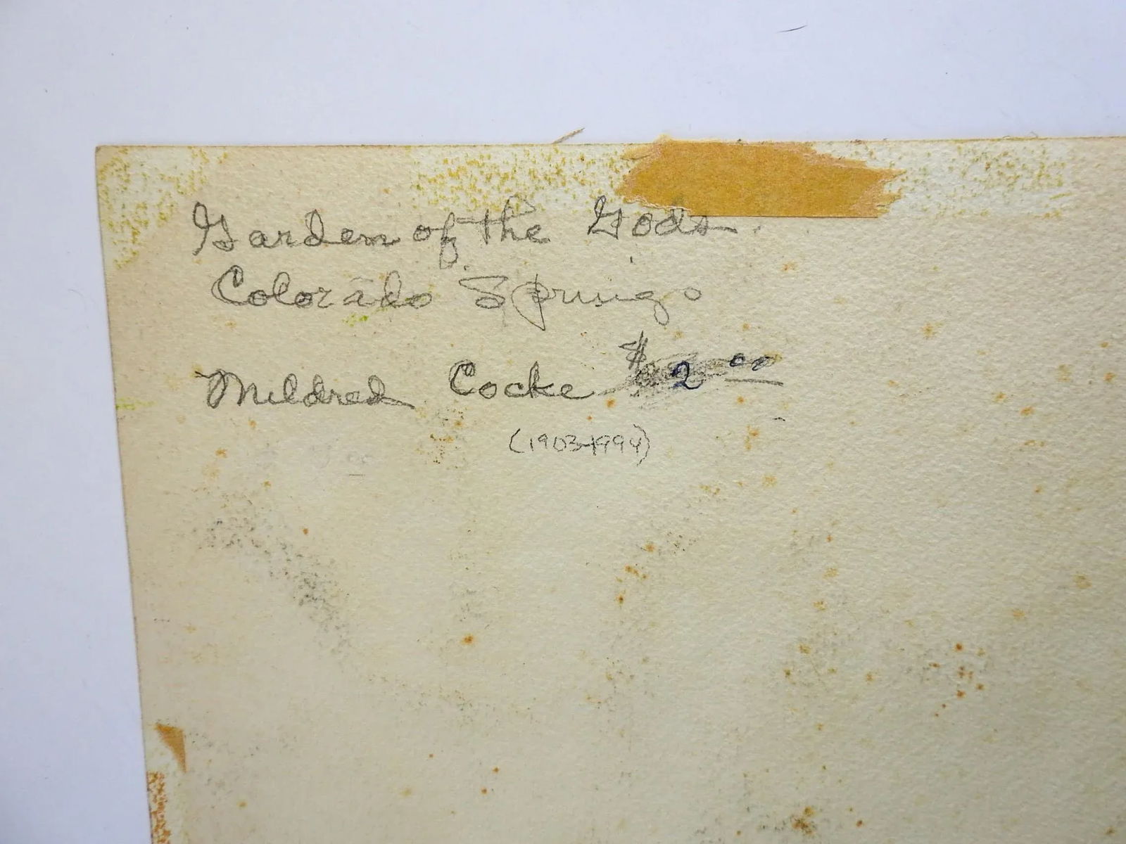 Mid-Century Modernist Mildred Cocke Colorado Landscape Painting - 4