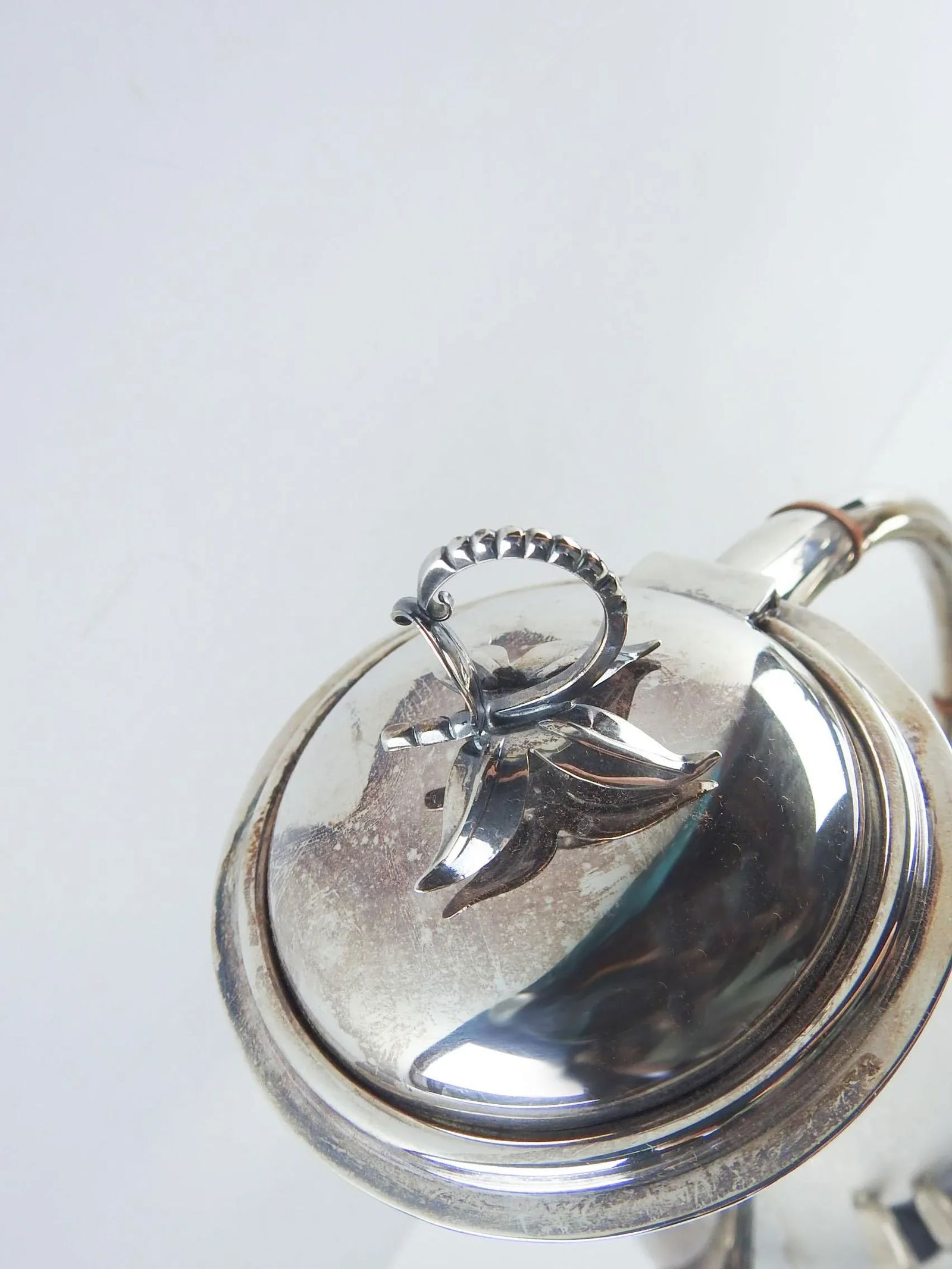 Mid 20th Century Eugen Ferner Tea and Coffee Silverplate Service - Set of 5 - 7