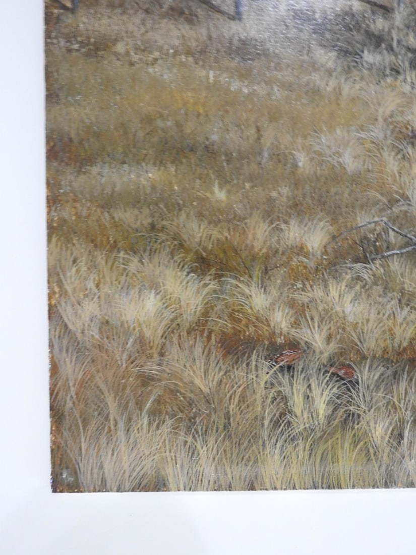 Late 20th Century Homestead Ranch Landscape Painting - 3