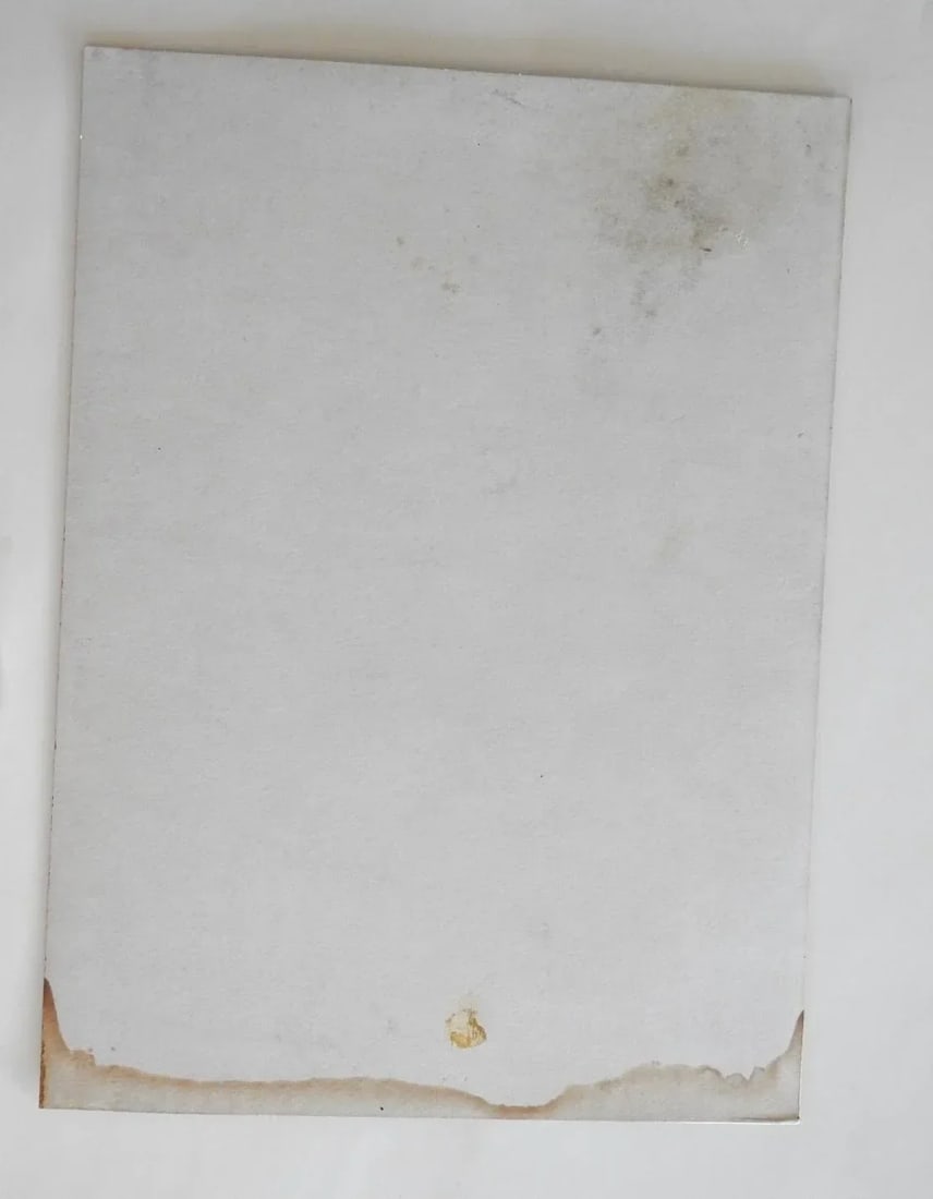 Antique Impressionist Country Road Landscape Watercolor Painting - 2