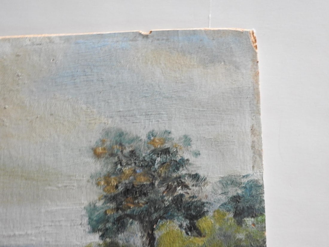 Early 20th Century Texas Bluebonnet Landscape Painting - 5