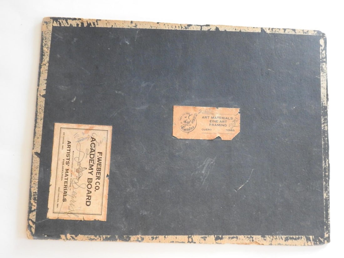 Early 20th Century Texas Bluebonnet Landscape Painting - 6