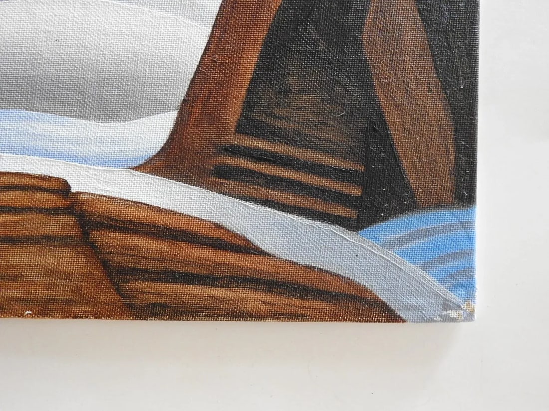 Contemporary Modernist Rocky Mountains Painting - 3