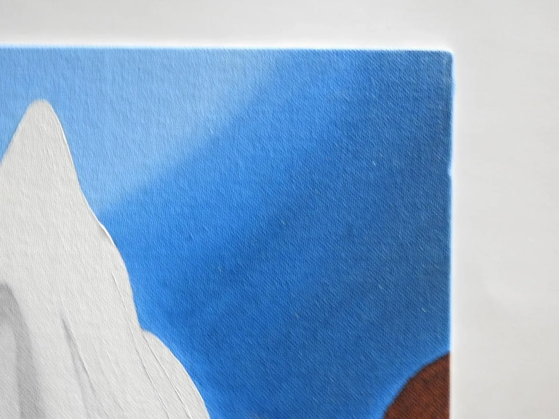 Contemporary Modernist Rocky Mountains Painting - 5