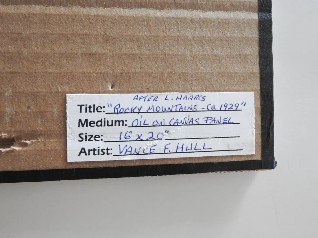 Contemporary Modernist Rocky Mountains Painting - 6