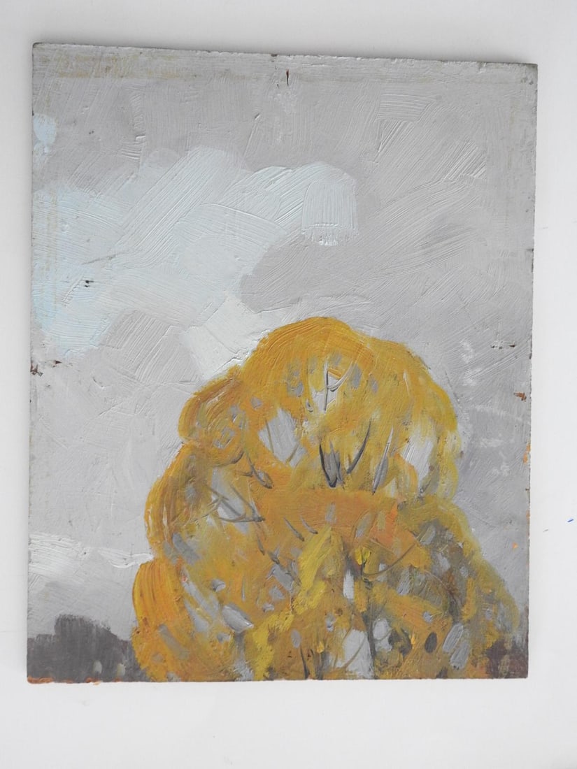 Mid 20th Century Dwight Clay Holmes Impressionist Fall Landscape Painting - 3