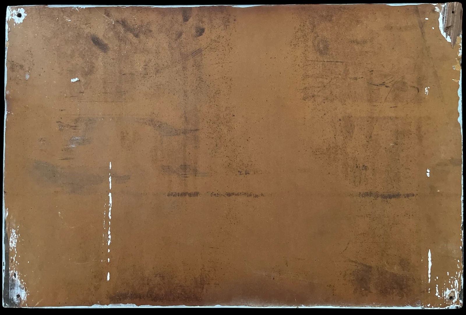 Vintage Mid Century Hand-Lettered "Cocktails, Beverages, and Shrimp Appetizers" Wooden Sign - 6