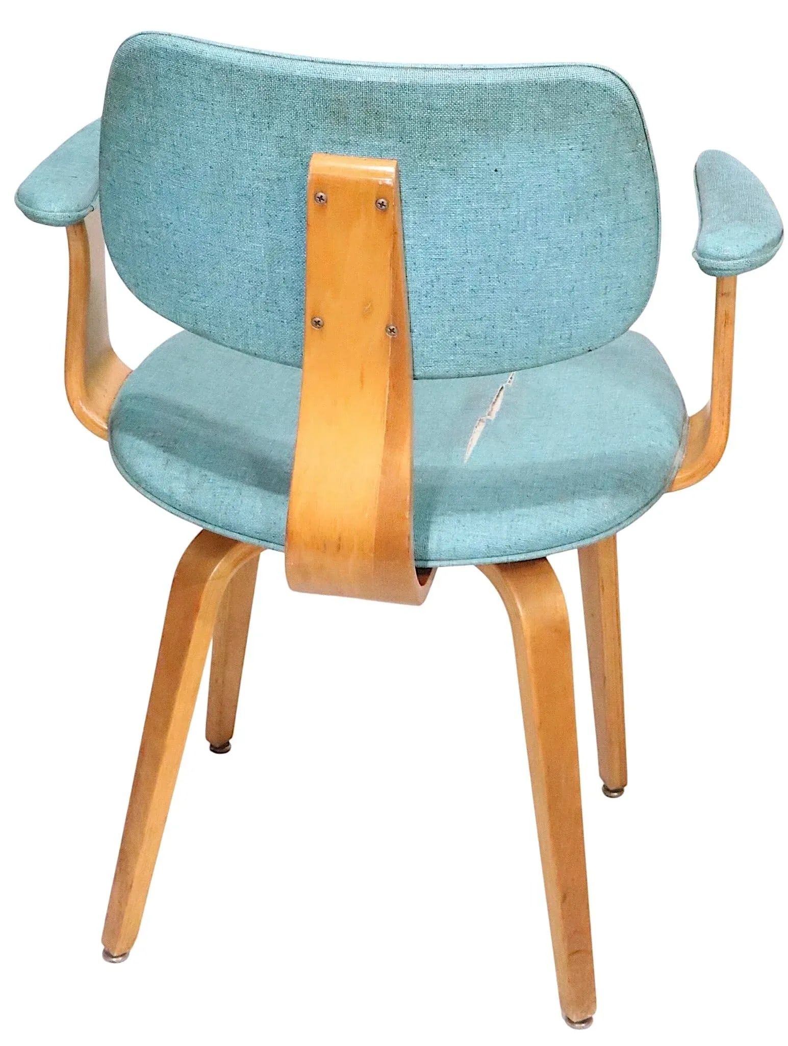 Pr. Mid Century Bentwood Chairs by Joe Atkinson for Thonet - 8