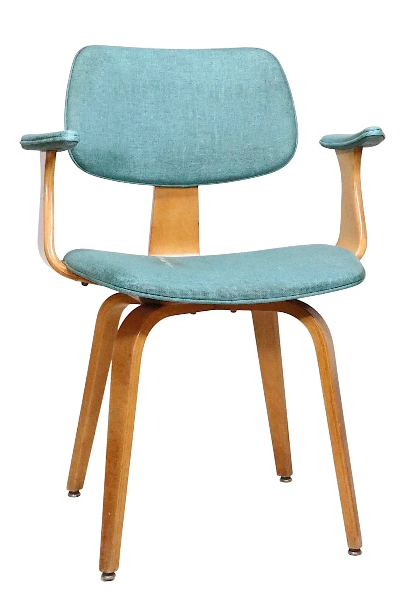 Pr. Mid Century Bentwood Chairs by Joe Atkinson for Thonet - 9