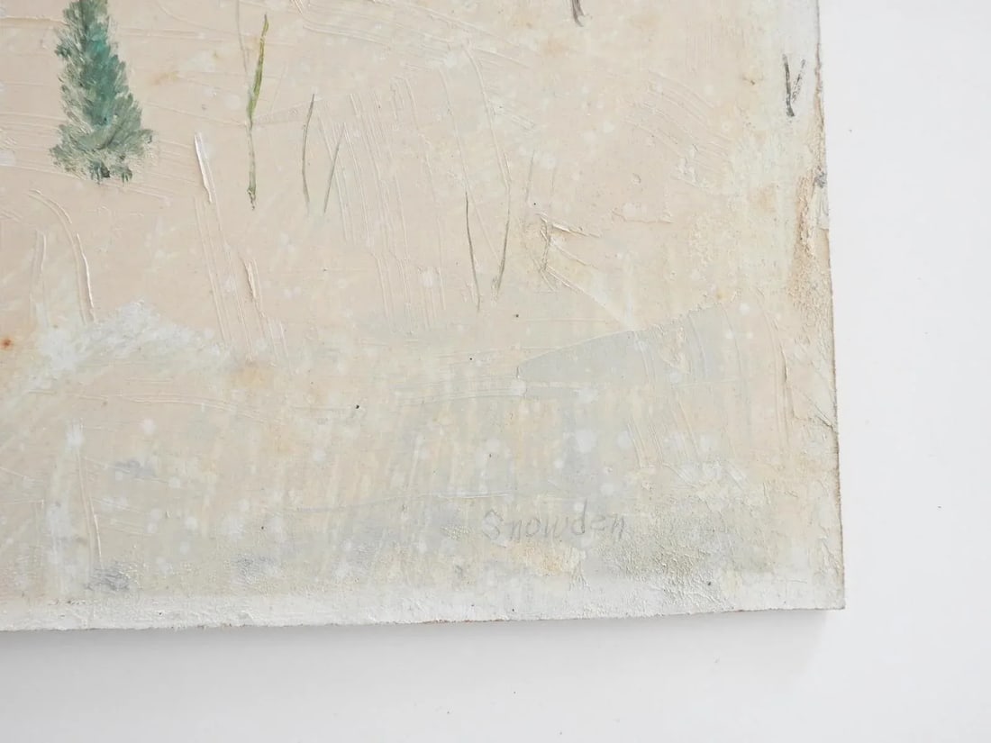 Chester Snowden Winter Snow Sleigh Scene Painting - 5