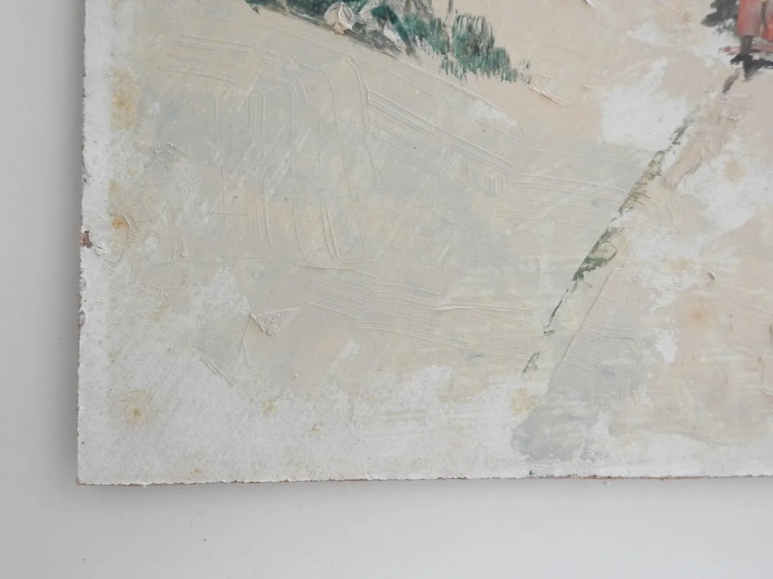 Chester Snowden Winter Snow Sleigh Scene Painting - 6