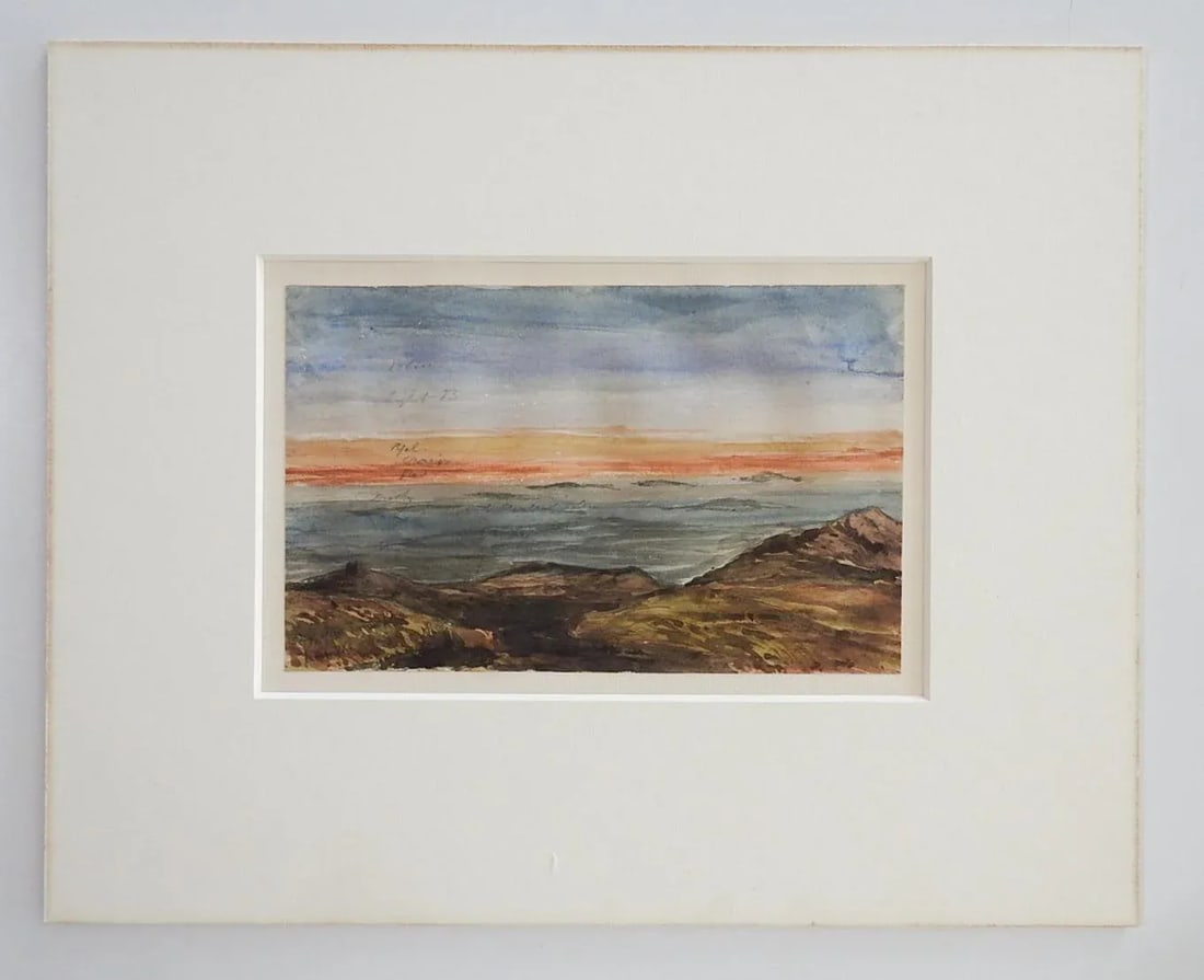 Mid 19th Century English Watercolor Landscape Painting - 5