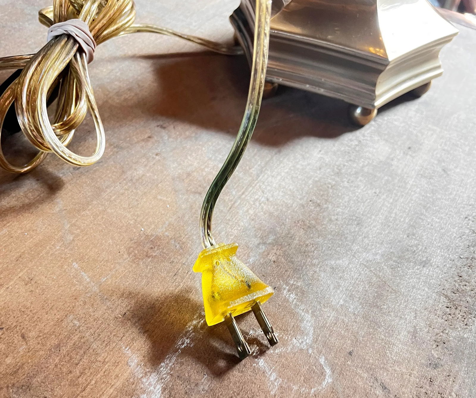 Vintage Frederick Cooper Solid Brass Candlestick Style Table Lamp – Colonial Revival Style - 11