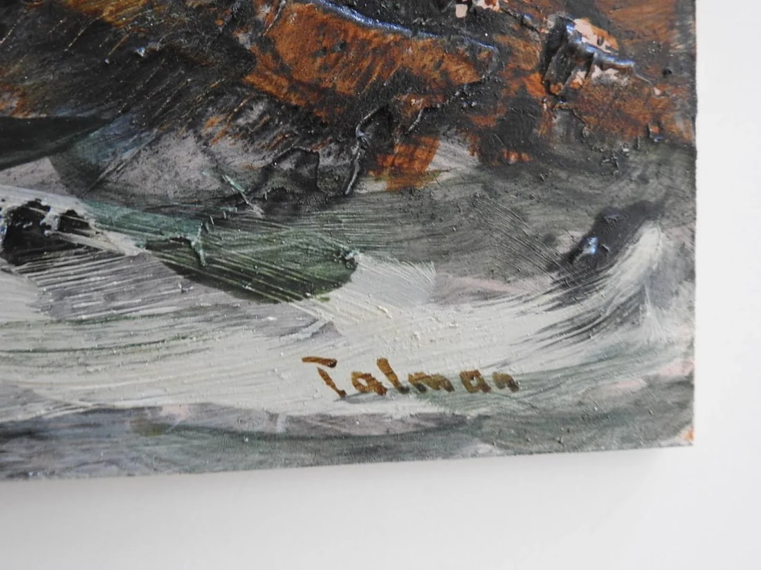 Mid 20th Century Modernist Seascape Painting - 3