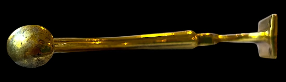 1980s Solid Brass Chippendale Hooks After P. E. Guerin - Set of Three - 3