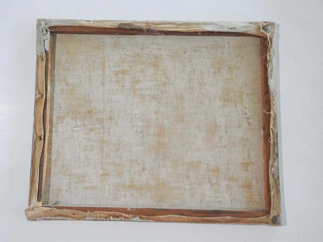 Early 20th Century Continental School Coastal Castle Cityscape Painting - 9