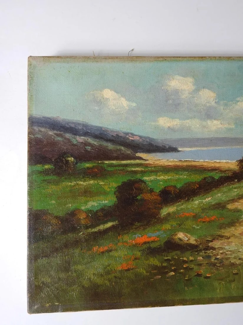 Late 19th Century California Coastal Landscape Painting - 4