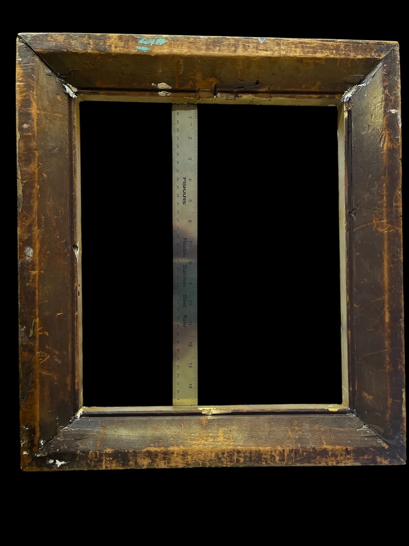 Antique Louis XVI Giltwood Frame With Shell & Garland Detailing, 19th Century - 10