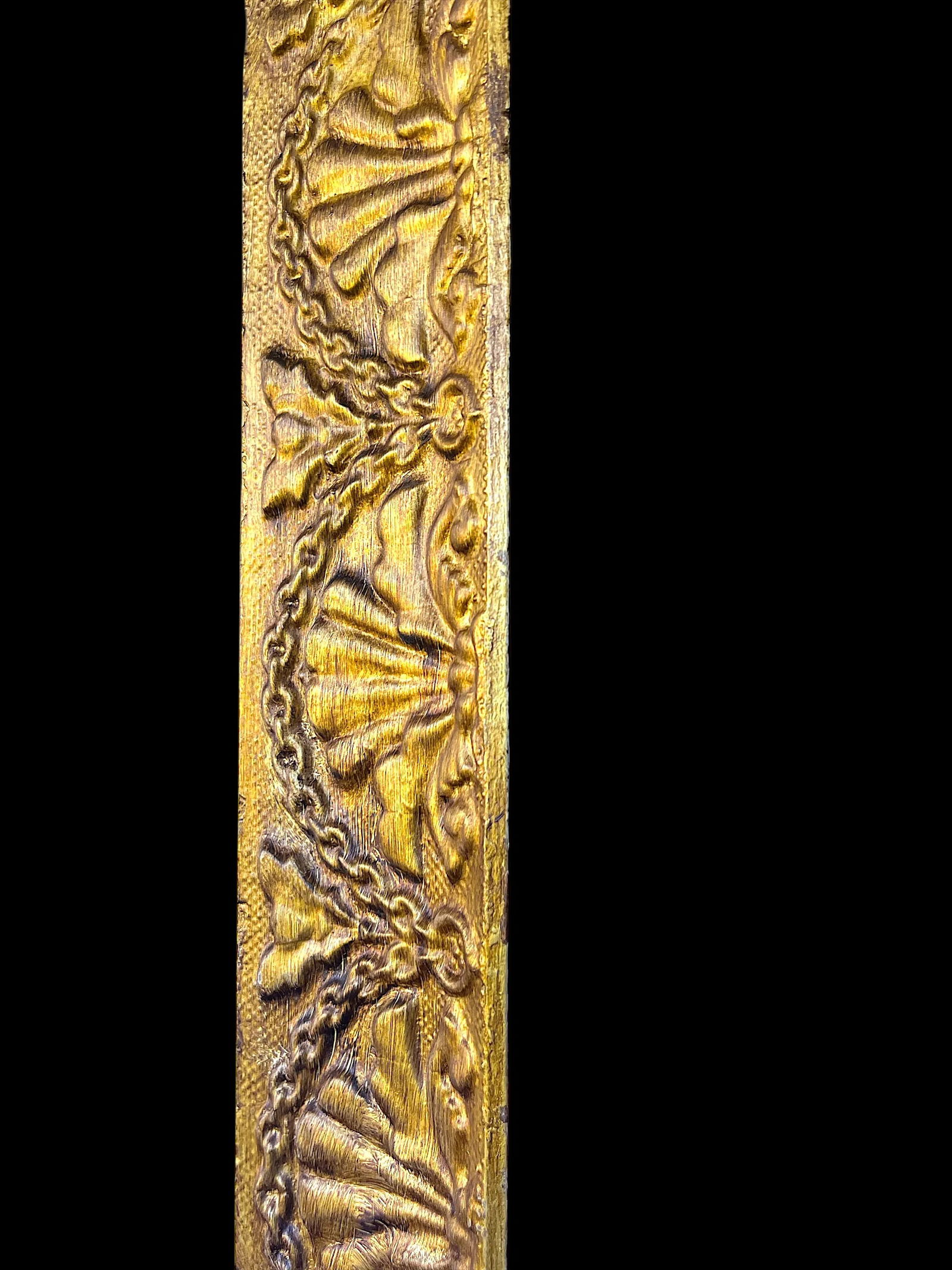 Antique Louis XVI Giltwood Frame With Shell & Garland Detailing, 19th Century - 6