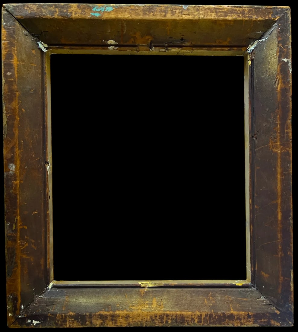 Antique Louis XVI Giltwood Frame With Shell & Garland Detailing, 19th Century - 7