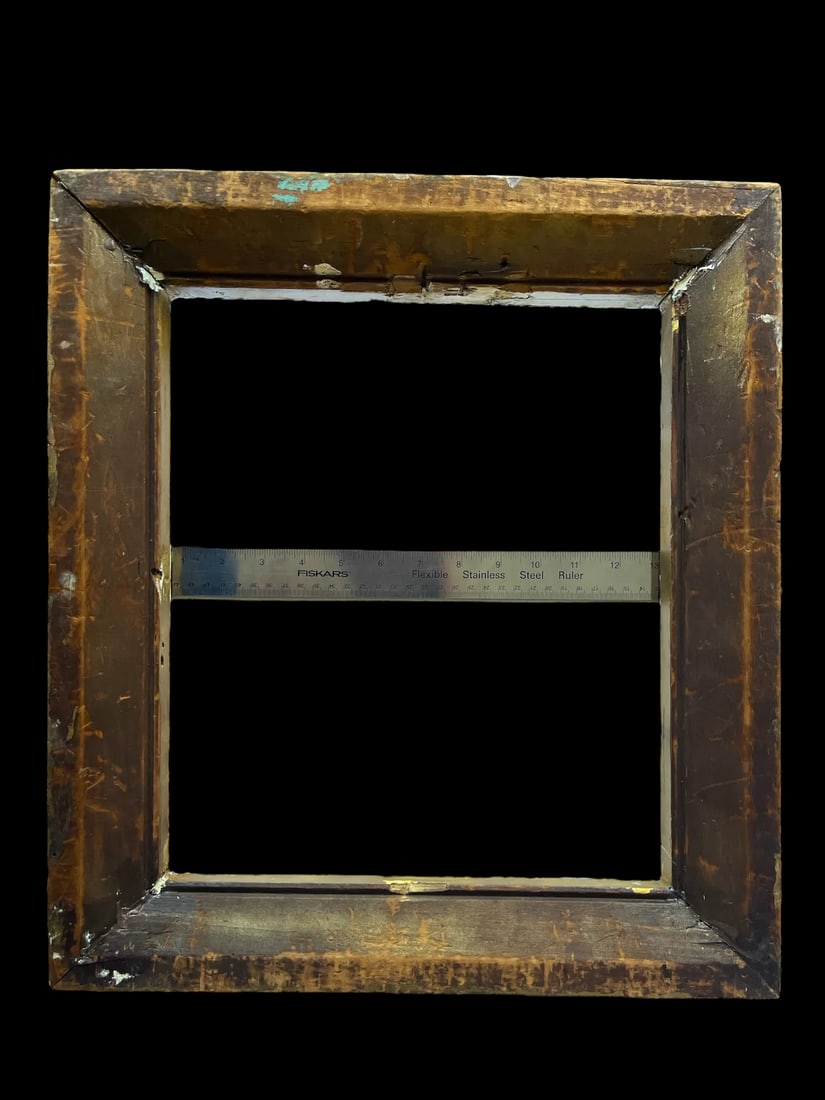 Antique Louis XVI Giltwood Frame With Shell & Garland Detailing, 19th Century - 9