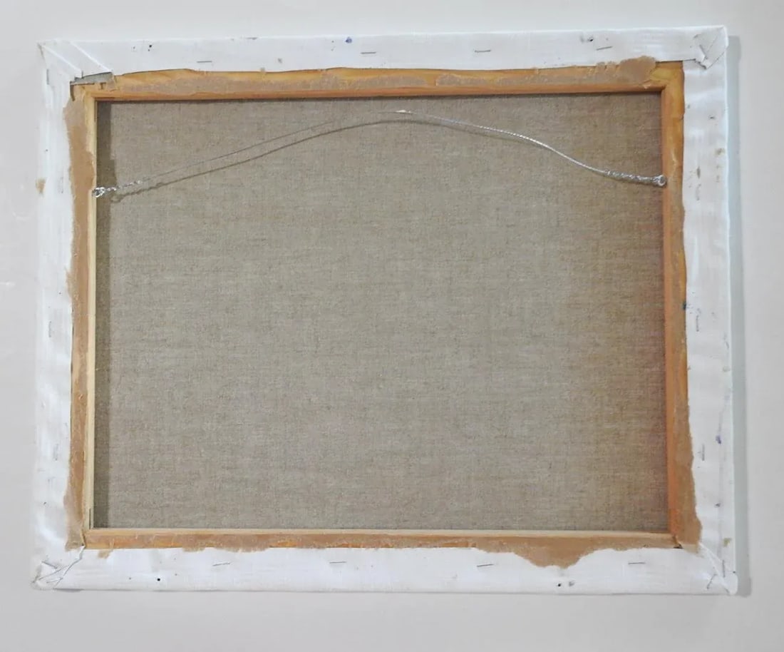 1992 Impressionist Blossoming Orchard Trees Landscape Painting - 7