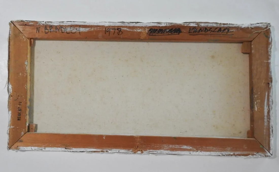 1978 Impressionist Snowy Winter Landscape Painting - 8