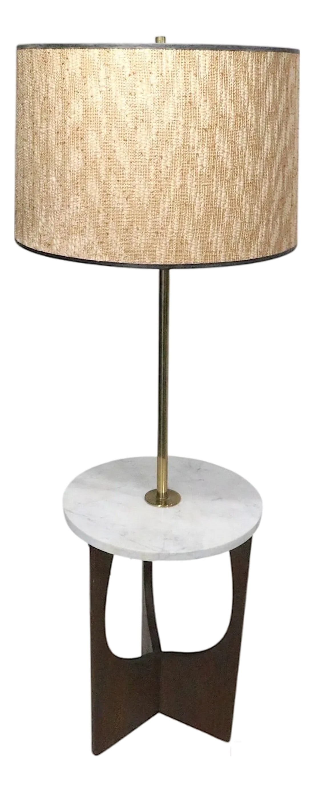 Mid 20th Century Attributed to Adrian Pearsall Combination Floor Lamp Table C. 1950/60's (1 of 12)