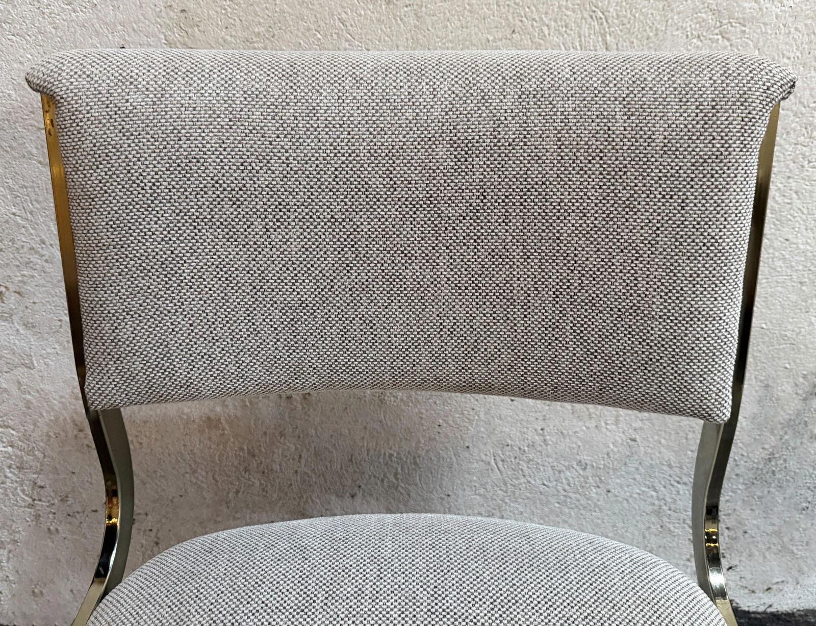 Set of Three Milo Baughman Style Modernist Brass Bar Stools by Cal-Style Circa 1970 - 8