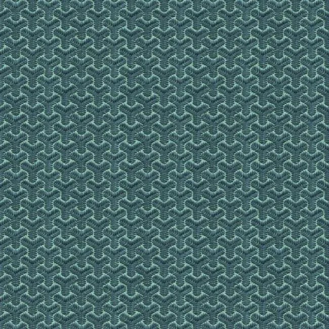 Lee Jofa Modern "Chengtudoor Embroidery" David Hicks Custom Pillow 20x20 In. - 6