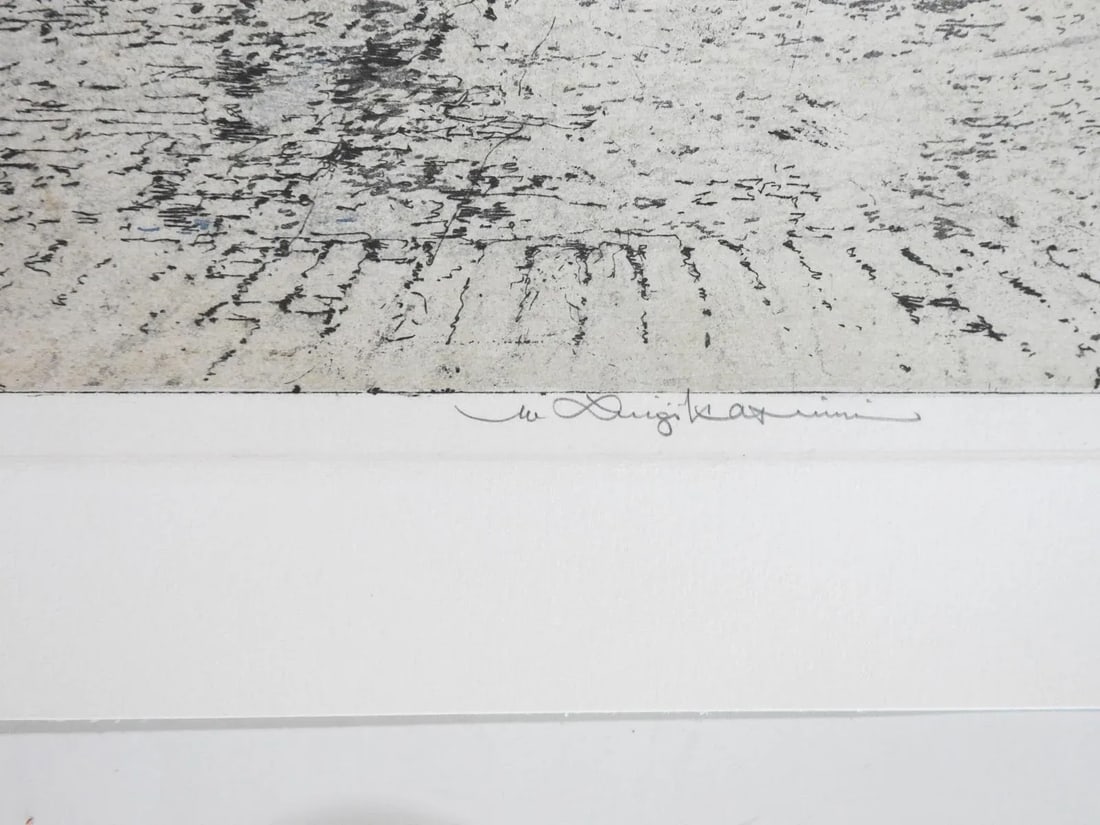 Mid 20th Century Luigi Kasimir Frankfurt Cityscape Etching - 2