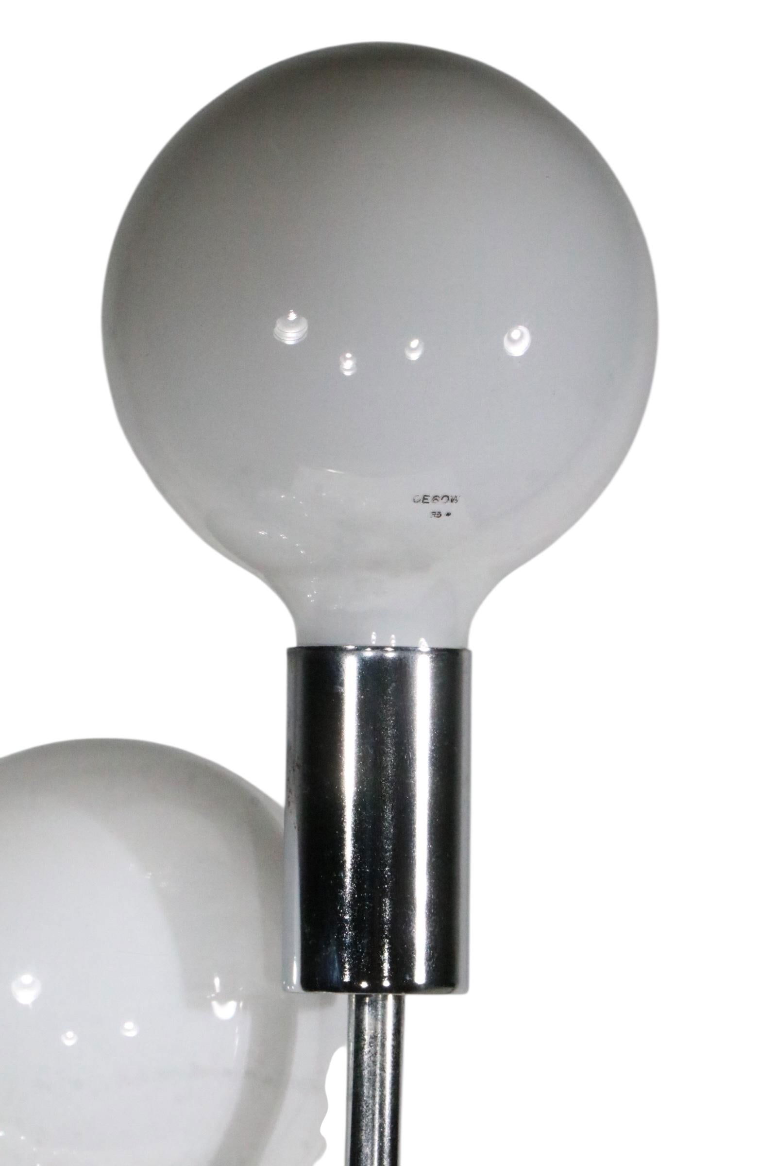 Chrome Spiral Twist Table Lamp by Sonneman c.1970's - 11