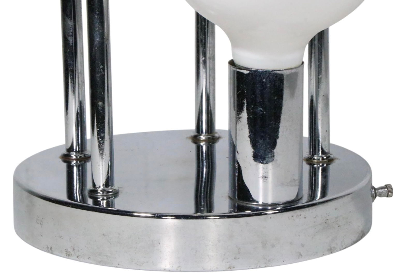 Chrome Spiral Twist Table Lamp by Sonneman c.1970's - 7