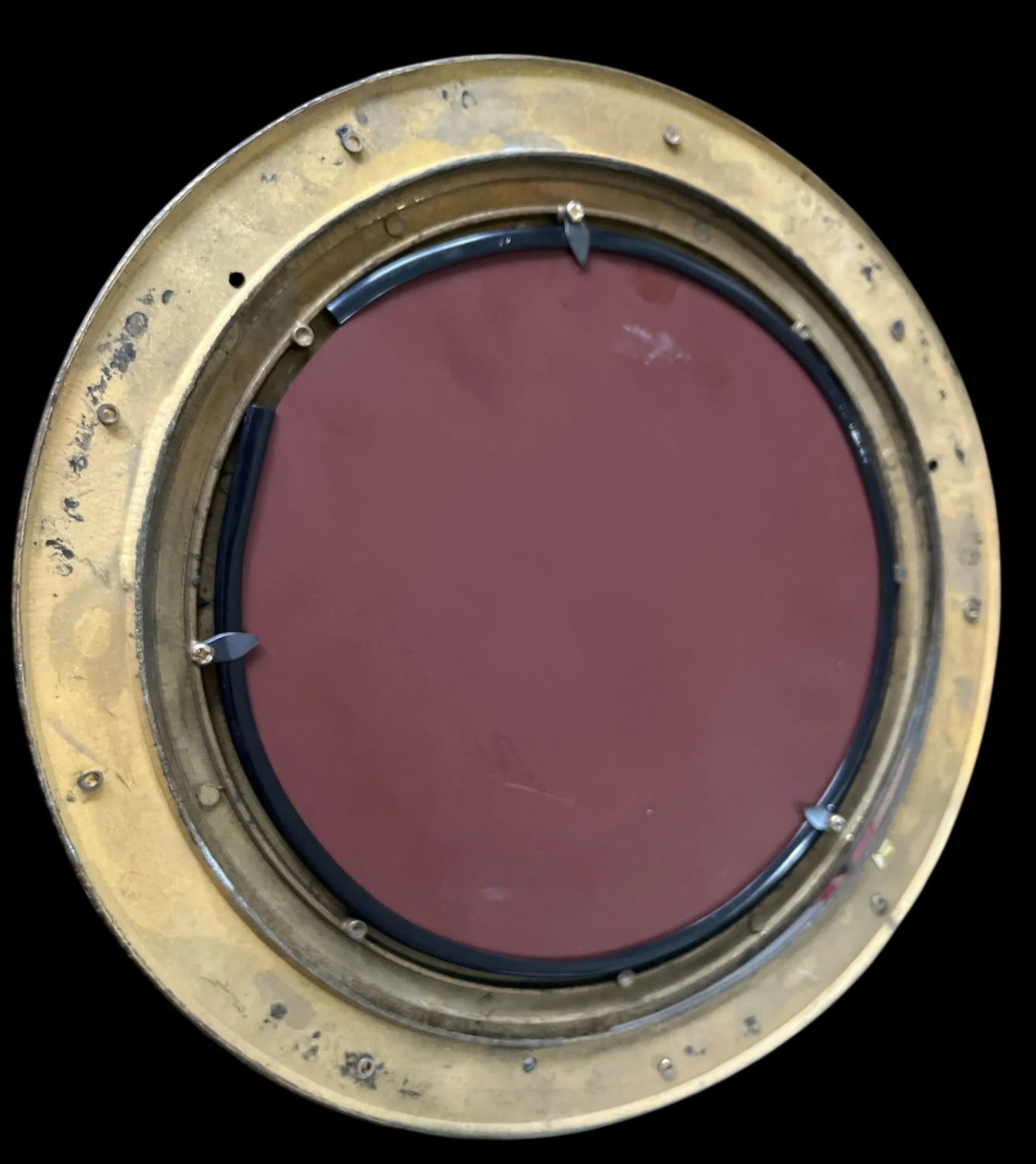 Vintage Brass Porthole Mirror Â‚Ã„Ã® 11.5Â‚Ã„ - 4