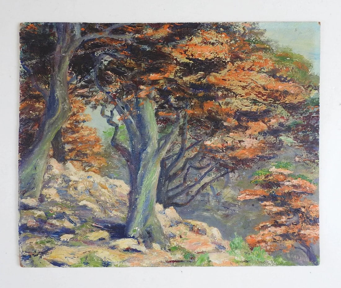 Mid 20th Century California Impressionist Landscape Painting - 4