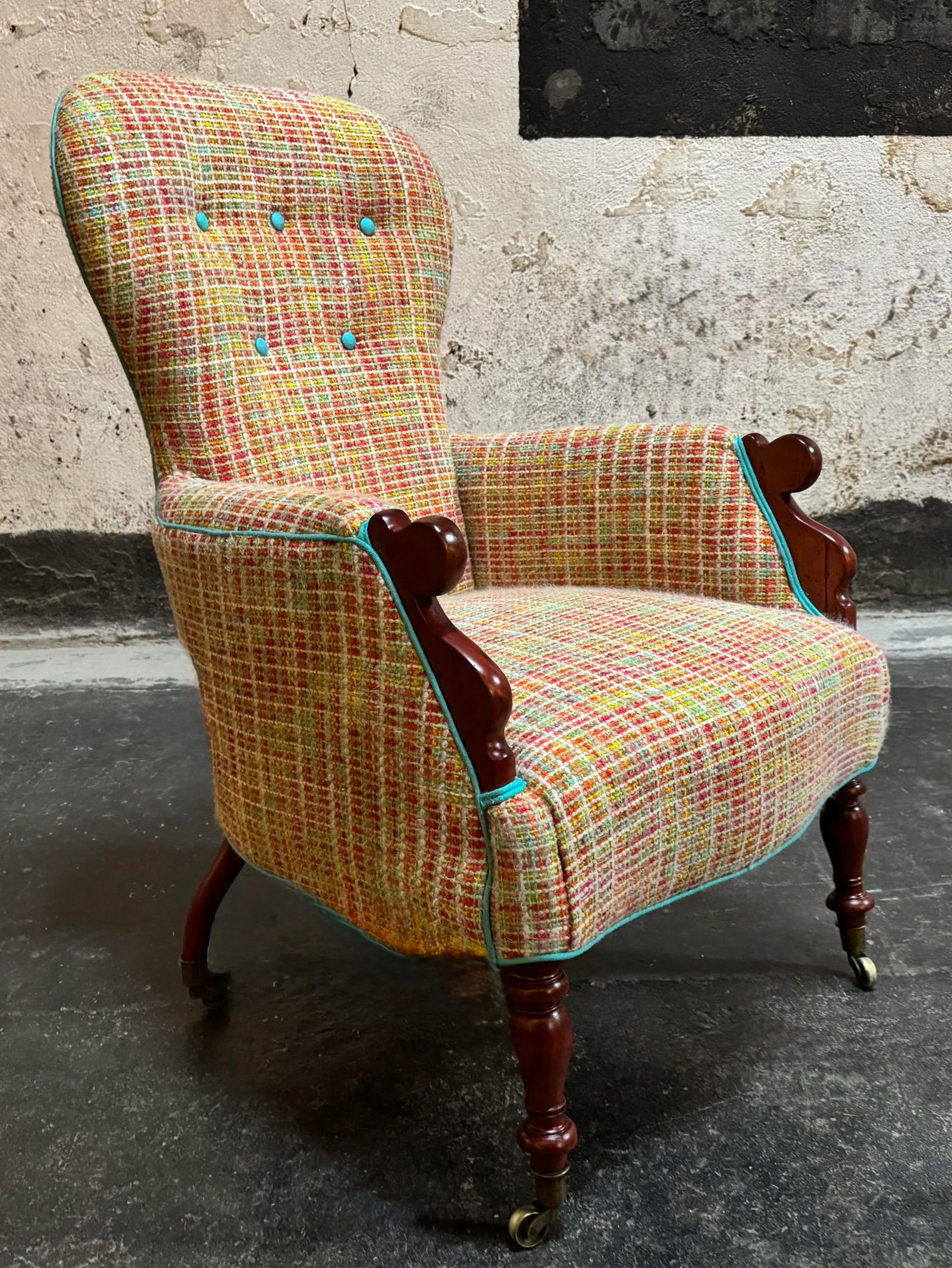 Antique Swedish National Romantic Era Chair - Fully Restored - 2