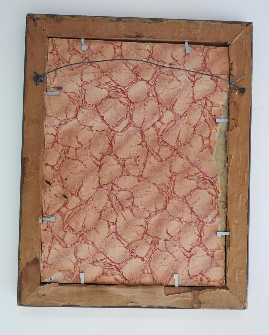 Small Early 20th Century Plein Air Riverside Landscape Painting - 3