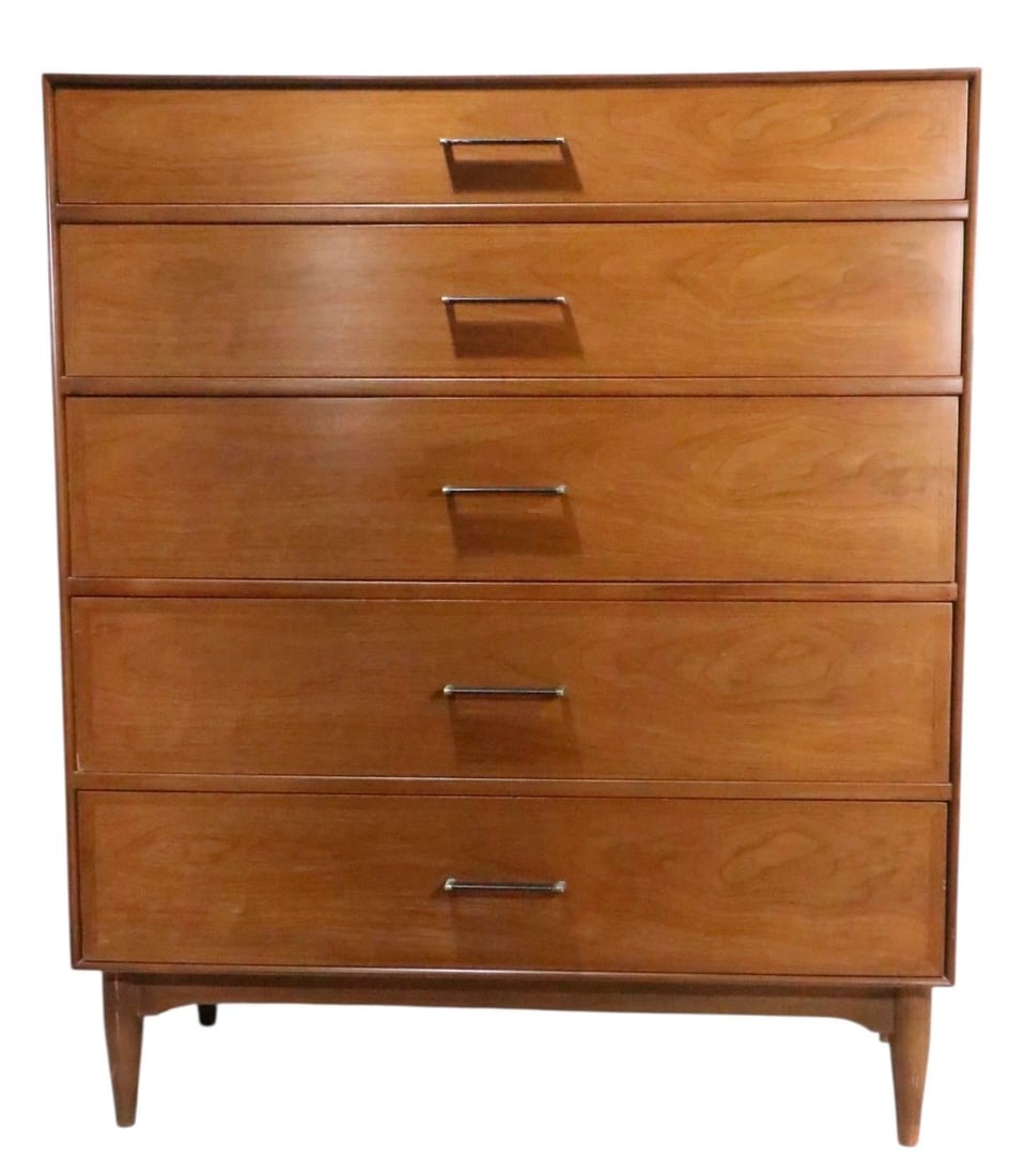 Mid 20th Century Five Drawer Chest Made by Ramseur - 10