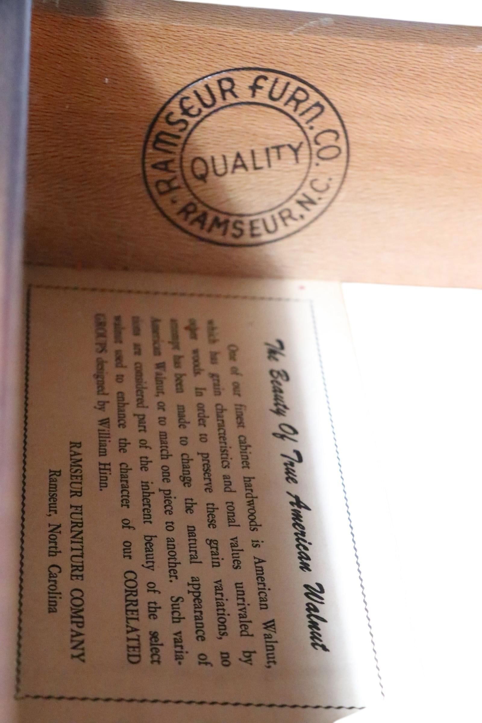 Mid 20th Century Five Drawer Chest Made by Ramseur - 14