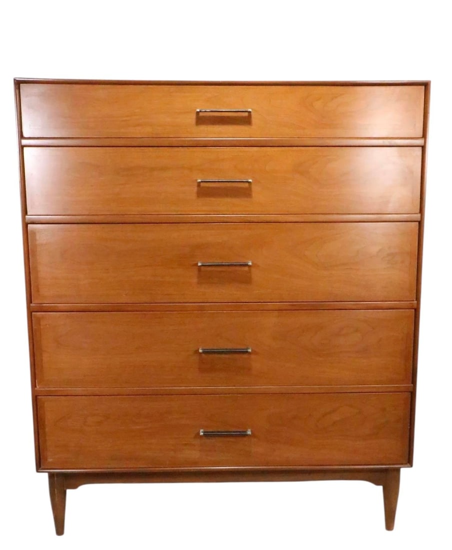 Mid 20th Century Five Drawer Chest Made by Ramseur - 9