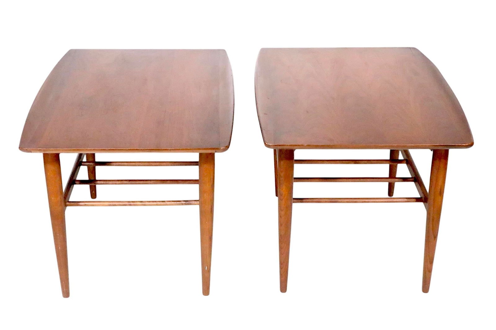 Pr. Mid Century Surfboard Top Side Tables by Bassett C 1950/60's - 10
