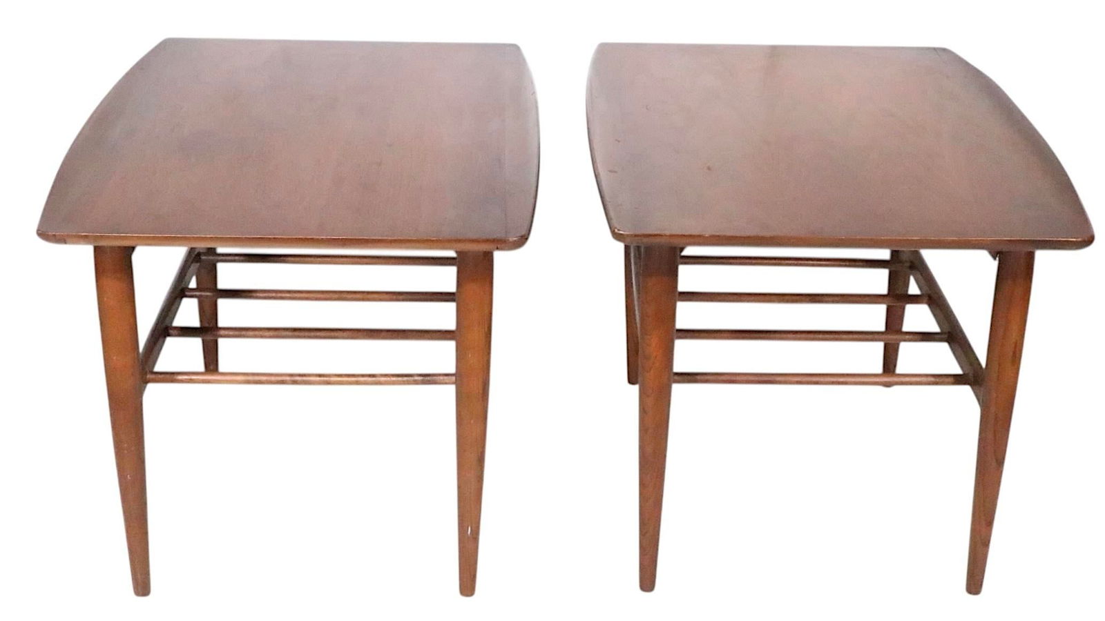 Pr. Mid Century Surfboard Top Side Tables by Bassett C 1950/60's - 11