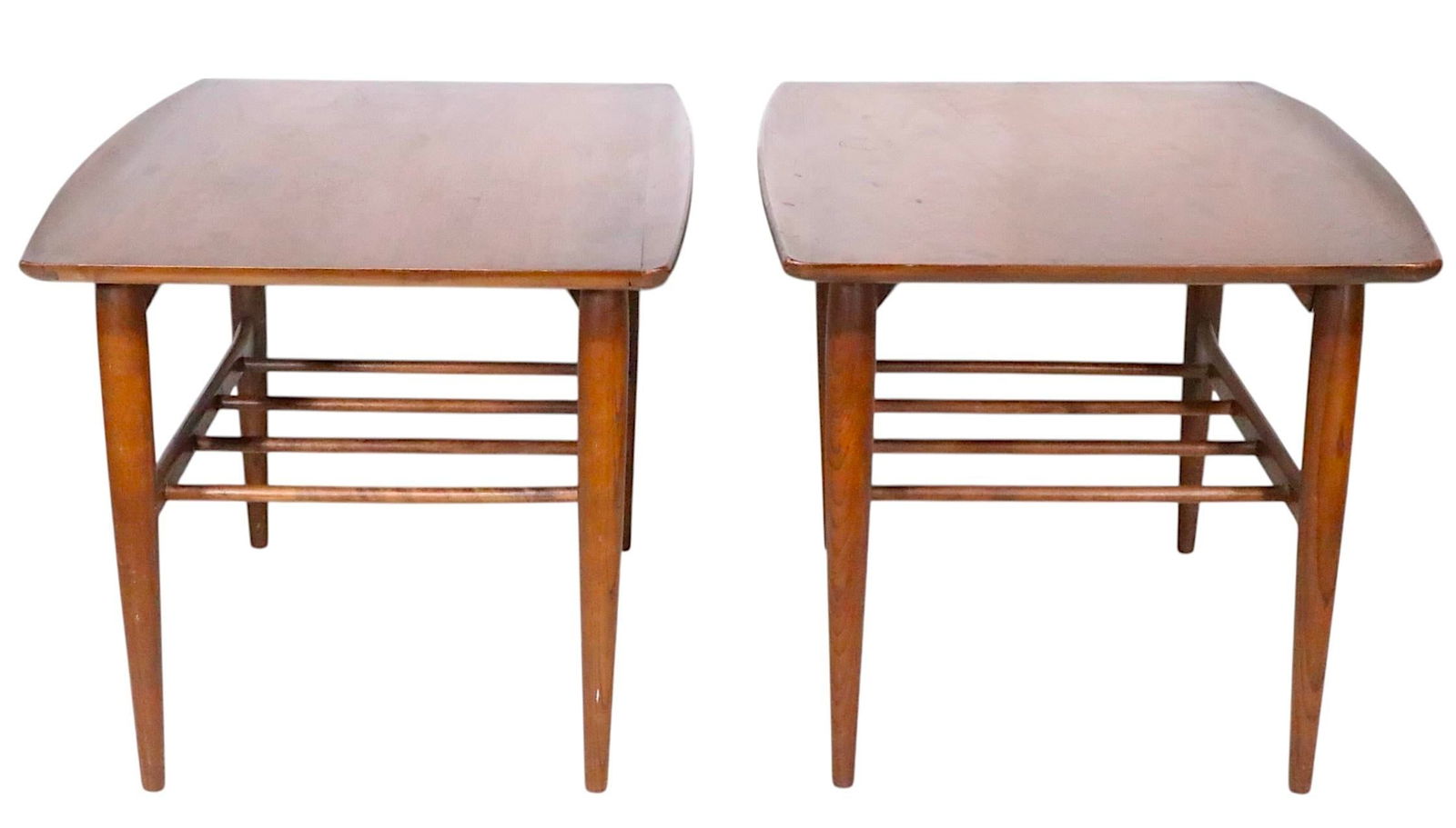 Pr. Mid Century Surfboard Top Side Tables by Bassett C 1950/60's - 14