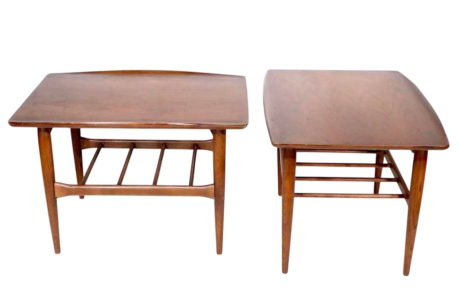 Pr. Mid Century Surfboard Top Side Tables by Bassett C 1950/60's - 15