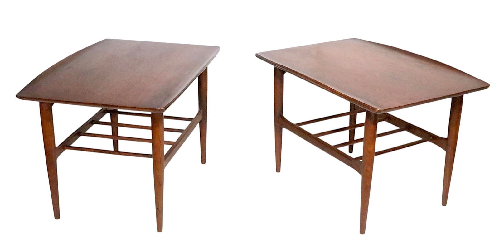 Pr. Mid Century Surfboard Top Side Tables by Bassett C 1950/60's - 8